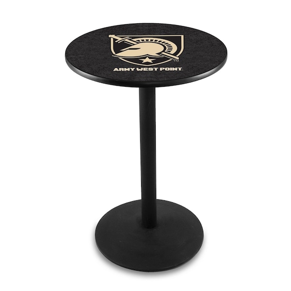 36" Blk Wrinkle US Military Academy ARMY Pub Table
